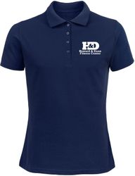 Image of SCREEN PRINTED LADIES 50/50 POLO SHIRT