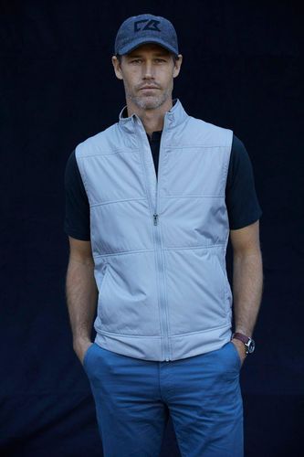 Cutter & Buck Stealth Hybrid Quilted Mens Big and Tall Windbreaker Vest Big & Tall image thumbnail