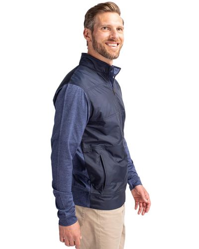 Cutter & Buck Stealth Hybrid Quilted Mens Big and Tall Full Zip Windbreaker Jacket Big & Tall image thumbnail