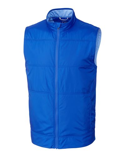 Cutter & Buck Stealth Hybrid Quilted Mens Windbreaker Vest image thumbnail