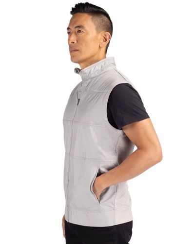 Cutter & Buck Stealth Hybrid Quilted Mens Big and Tall Windbreaker Vest Big & Tall image thumbnail