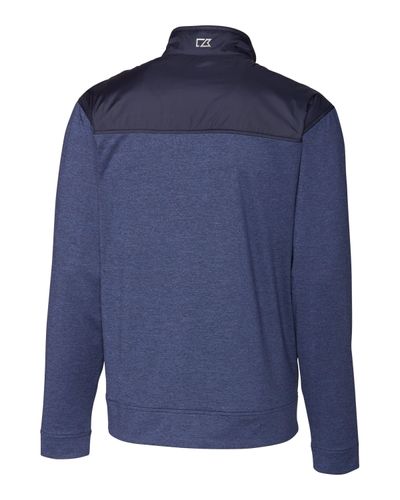 Cutter & Buck Stealth Hybrid Quilted Mens Big and Tall Full Zip Windbreaker Jacket Big & Tall image thumbnail