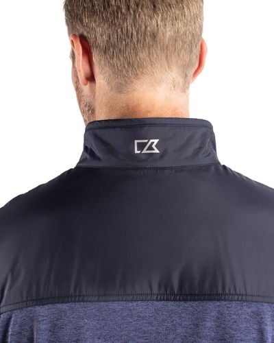 Cutter & Buck Stealth Hybrid Quilted Mens Big and Tall Windbreaker Vest Big & Tall image thumbnail