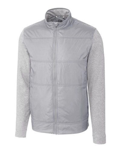 Cutter & Buck Stealth Hybrid Quilted Mens Big and Tall Full Zip Windbreaker Jacket Big & Tall image thumbnail