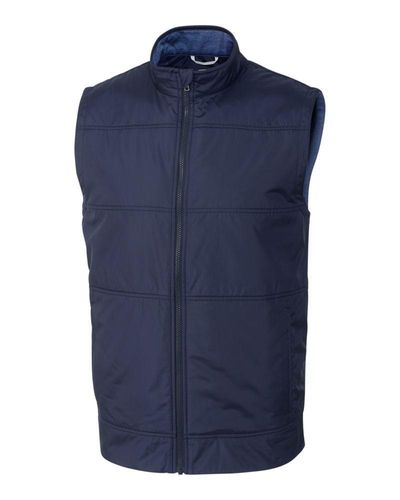 Cutter & Buck Stealth Hybrid Quilted Mens Big and Tall Windbreaker Vest Big & Tall image thumbnail
