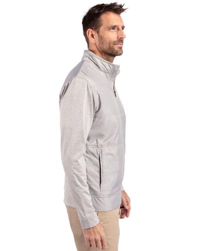 Cutter & Buck Stealth Hybrid Quilted Mens Big and Tall Full Zip Windbreaker Jacket Big & Tall image thumbnail