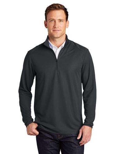 Port Authority Polos/Knits - Men's Pinpoint Mesh Half-Zip Pullover image thumbnail